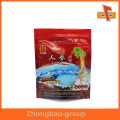 Guangzhou Food Grade Aluminium Giseng Pouch Kunststoff Stand Laminierung Ziplock Beutel mit Fenster